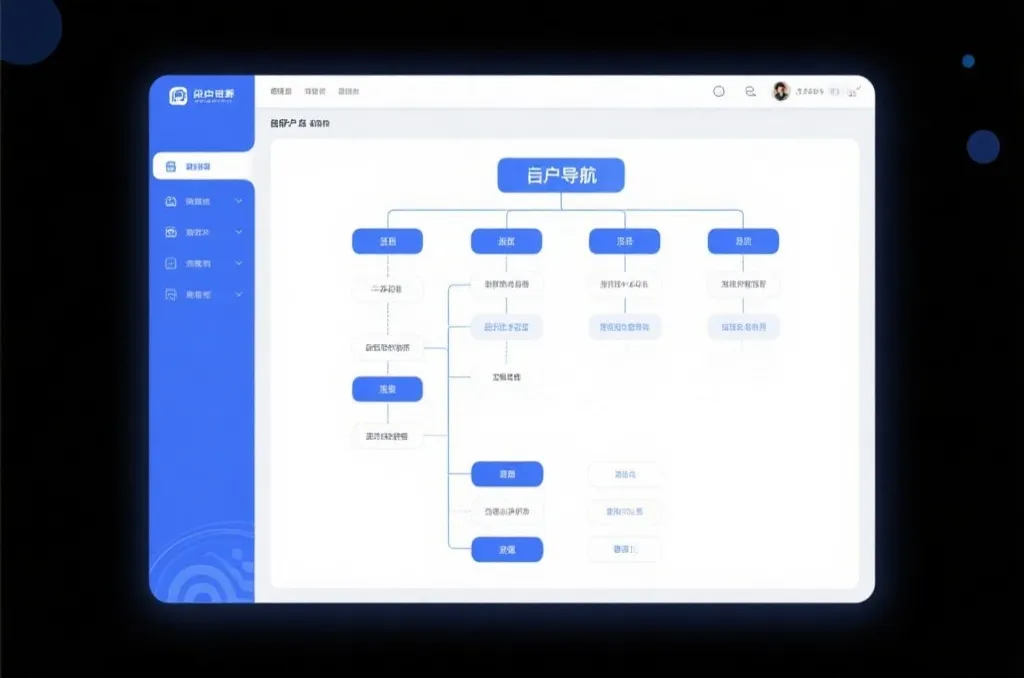 数据平台结构化导航示意图